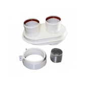 Адаптер котла моноблочный Ларко (60/100 - 80/80) Адаптер котла моноблочный Ларко (60/100 - 80/80)