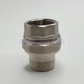 Американка  3/4" никелированная