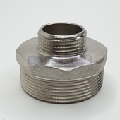 Ниппель переходной 50 х 25 никелированный Ниппель переходной 50 х 25 никелированный