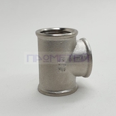 Тройник 15 В-В-В никелированный