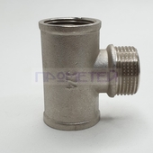 Тройник 20 В-Н-В никелированный