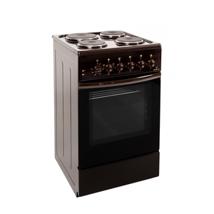 Плита газовая -4х конфорочная "Greta" 7 коричневая с электророзжигом с чугунной решеткой