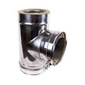 Тройник дымохода утепленный оцинкованный D150/210