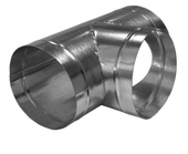 Тройник вентканала оцинкованный D150