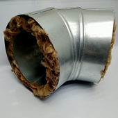 Угол оцинкованный D120/180х45°