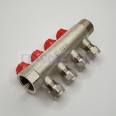 Коллектор D3/4" на 4 выхода d16