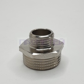 Ниппель переходной 25 х 15 никелированный Ниппель переходной 25 х 15 никелированный