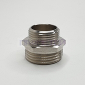 Ниппель переходной 25 х 20 никелированный Ниппель переходной 25 х 20 никелированный