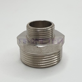 Ниппель переходной 32 х 20 никелированный Ниппель переходной 32 х 20 никелированный