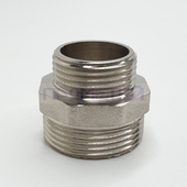 Ниппель переходной 32 х 25 никелированный Ниппель переходной 32 х 25 никелированный