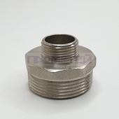 Ниппель переходной 40 х 20 никелированный Ниппель переходной 40 х 20 никелированный