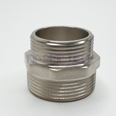 Ниппель переходной 40 х 32 никелированный Ниппель переходной 40 х 32 никелированный