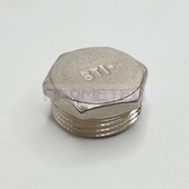 Заглушка 15 Нр никелированная