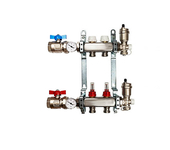 Коллекторная группа с расходомерами 1" на 2 выхода VIEIR