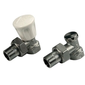 Набор для подключения радиатора R705K 1/2" TF, ручная регулировка, угловой (запорный отсеч. клапан)
