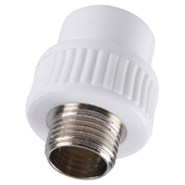 п/п Муфта комбинированная D25 штуцер 3/4" ( МКНР 25 * 3/4" ) п/п Муфта комбинированная D25 штуцер 3/4" ( МКНР 25 * 3/4" )