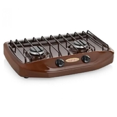 Плита газовая -2х конфорочная "Гефест" коричневая (ПОД БАЛЛОН) Плита газовая -2х конфорочная "Гефест" коричневая (ПОД БАЛЛОН)